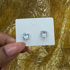 Magnetic Crystal Stud Earrings